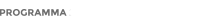 PROGRAMMA
